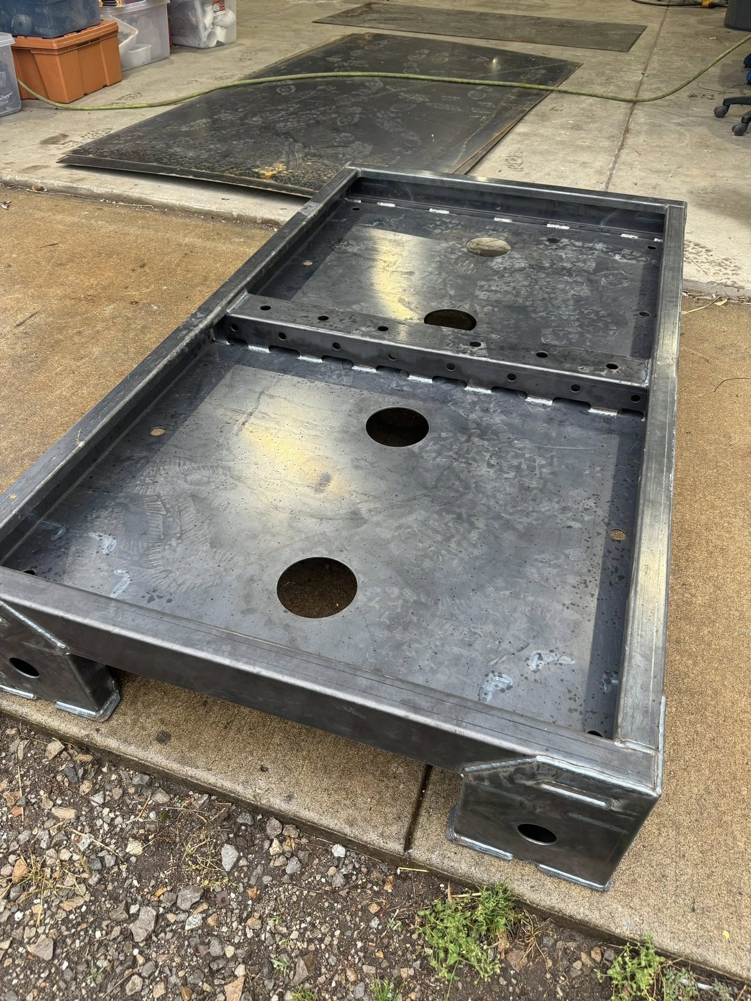 Hay feeder prototype detail